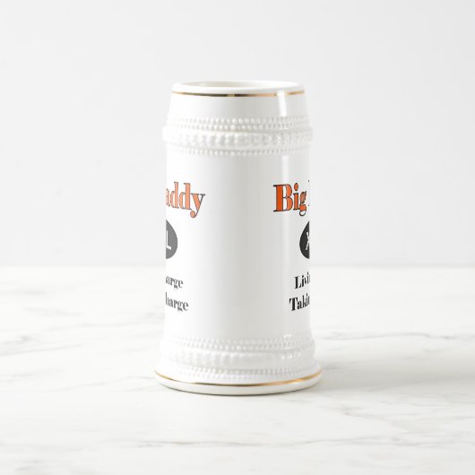 Großer Vati Livin groß Bierglas (Mittel)