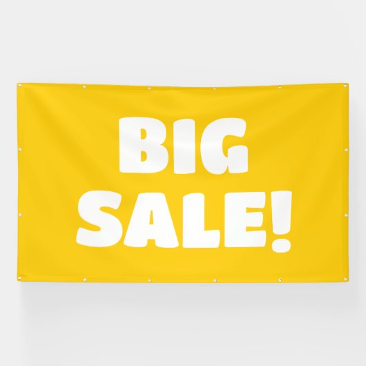 Großer Verkauf! Yellow Banner (Horizontal)
