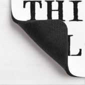 Großer Verstand denkt Mousepad (Ecke)