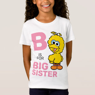 Großer Vogel B ist für große Schwester T-Shirt