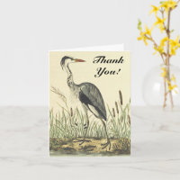 Großer Vogel, "Danke!", Vintage-Look