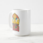 Großer Vogel | Psychedelisch Kaffeetasse (Vorderseite Links)