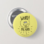 Großer Vogel Skate-Logo - Wort! Großer Vogel Button (Vorne & Hinten)