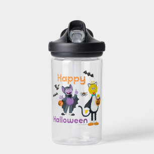 Großer Vogel und Graf Frohes Halloween Trinkflasche