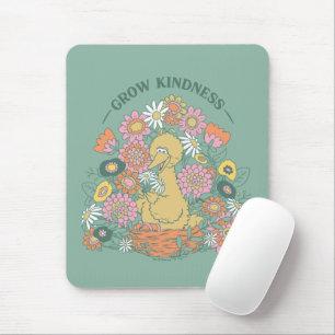 Großer Vogel   Wachsende Freundlichkeit Florales G Mousepad