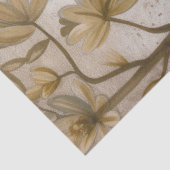 Grosser Wald Florals & Rabbit Dekoupage Seidenpapier (Ausschnitt)