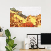 Großer Wall-Badprint Poster (Heimbüro)