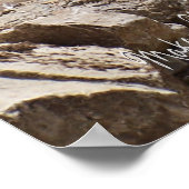 Großer Wasserfall - Druckgröße anpassen Poster (Ecke)