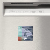 GROSSER WAVE-REITER VON GREGORY GALLO MAGNET (In Situ (Geschirrspüler))