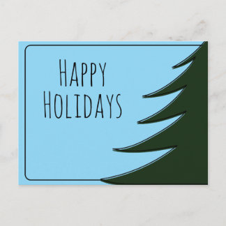 Großer Weihnachtsbaum Postkarte