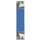 Großer weißer Bär im Norden Kurzer Tischläufer (Vorderseite)