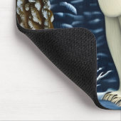 Großer weißer Bär im Norden Mousepad (Ecke)