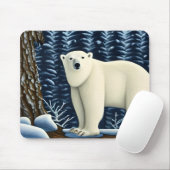 Großer weißer Bär im Norden Mousepad (Mit Mouse)