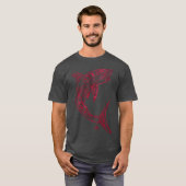 Großer Weißer Biss T-Shirt (Vorne ganz)