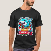 Großer weißer Cape Cod 2 T-Shirt (Vorderseite)