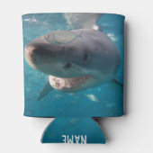 Großer Weißer Hai Naher unter Wasser Cooler Dosenkühler (Rückseite)