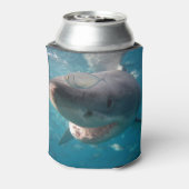 Großer Weißer Hai Naher unter Wasser Cooler Dosenkühler (Kanne Rückseite)