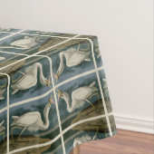 Großer Weißer Heron aus Audubons Vögeln Amerikas Tischdecke (Beispiel)