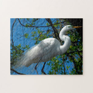 Großer Weißer Reiher Florida. Puzzle