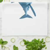 GROSSER WEISSER SHARK HANDTUCH (Gefaltet)