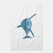 GROSSER WEISSER SHARK HANDTUCH (Vertikal)