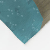 Großer Weißhai-Angriff Ozeanfisch Fleecedecke (Ecke)