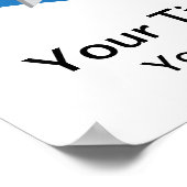 Großer Weißhai-Angriff Poster (Ecke)