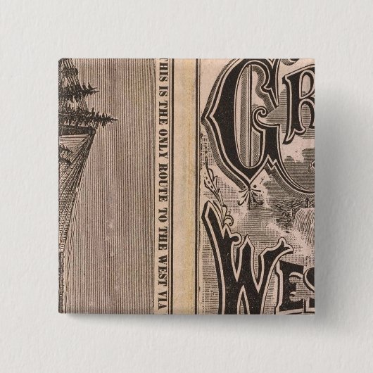 Großer Western Button (Vorderseite)