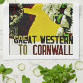 Großer Western nach Cornwall Handtuch (Gefaltet)