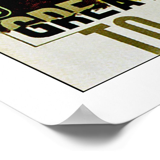 Großer Western nach Cornwall Poster (Ecke)