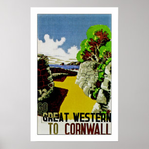 Großer Western nach Cornwall Poster