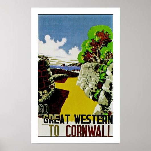 Großer Western nach Cornwall Poster (Vorne)