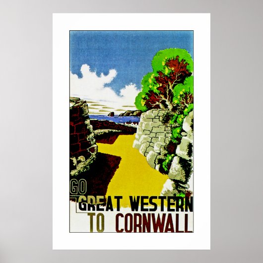 Großer Western nach Cornwall Poster (Vorne)