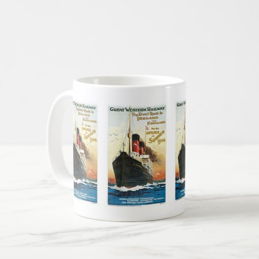 Großer Western - nach Irland Kaffeetasse (Vorderseite Links)