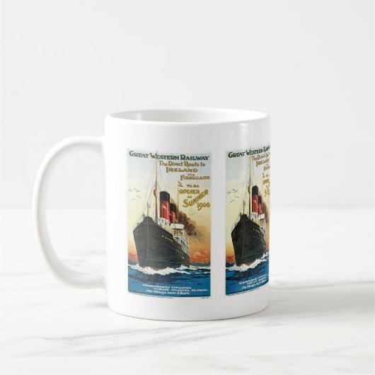 Großer Western - nach Irland Kaffeetasse (Links)