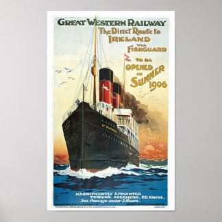 Großer Western - nach Irland Poster