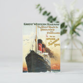 Großer Western - nach Irland Postkarte (Stehend Vorderseite)