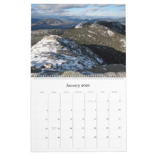 Großer wilder Wandkalender des New Hampshire-2013 (Jan 2026)