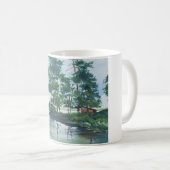 Großer Wolf-Punkt Kaffeetasse (VorderseiteRechts)