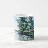 Großer Wolf-Punkt Kaffeetasse (Mittel)