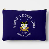 Großer Zip Pouch Blue Zubehörtasche (Vorderseite)