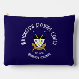 Großer Zip Pouch Blue Zubehörtasche