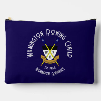 Großer Zip Pouch Blue Zubehörtasche