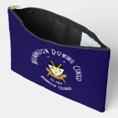 Großer Zip Pouch Blue Zubehörtasche (Offen)