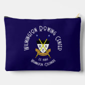 Großer Zip Pouch Blue Zubehörtasche (Rückseite)