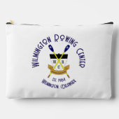 Großer Zip Pouch Weiß Zubehörtasche (Vorderseite)