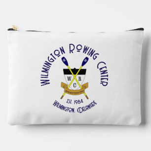 Großer Zip Pouch Weiß Zubehörtasche