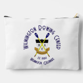 Großer Zip Pouch Weiß Zubehörtasche (Rückseite)