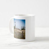 Großer Zobel-Punkt-Leuchtturm Kaffeetasse (Vorderseite Links)