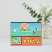 Größere Bahamas-Postkarte Postkarte (Stehend Vorderseite)